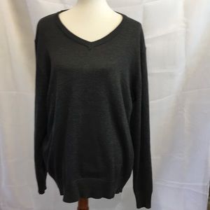 Grey v neck sweater